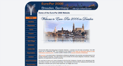 Desktop Screenshot of europar2006.de